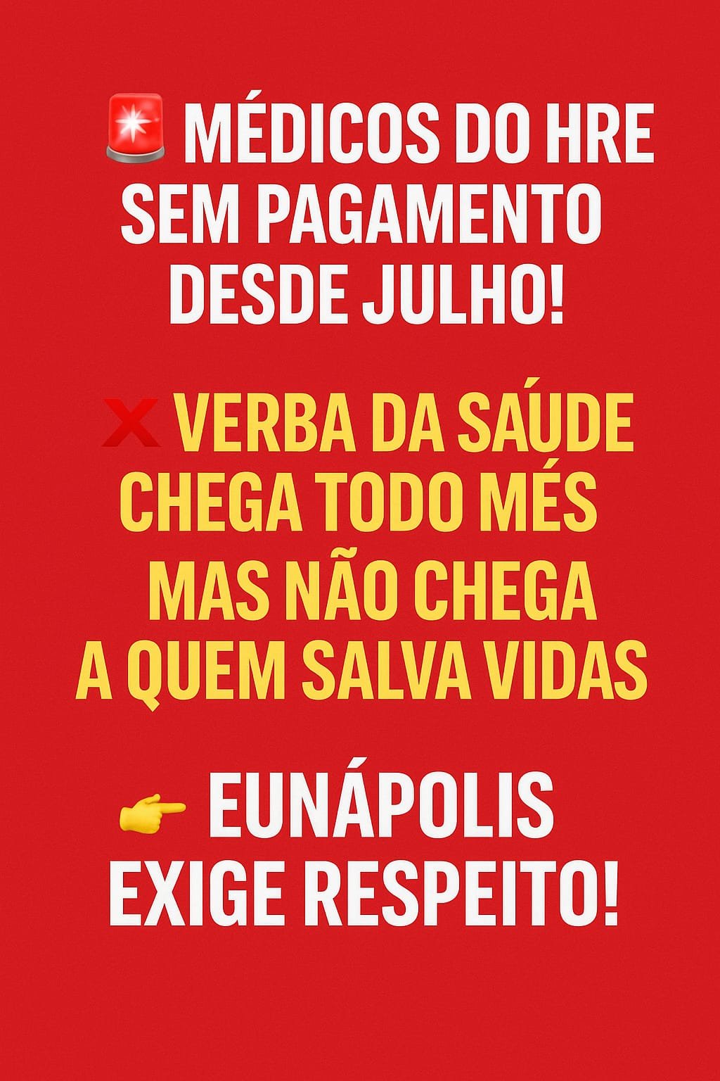 Medicos do HGE cobram explicações e soluções sobre os atrasos de pagamento em Eunápolis