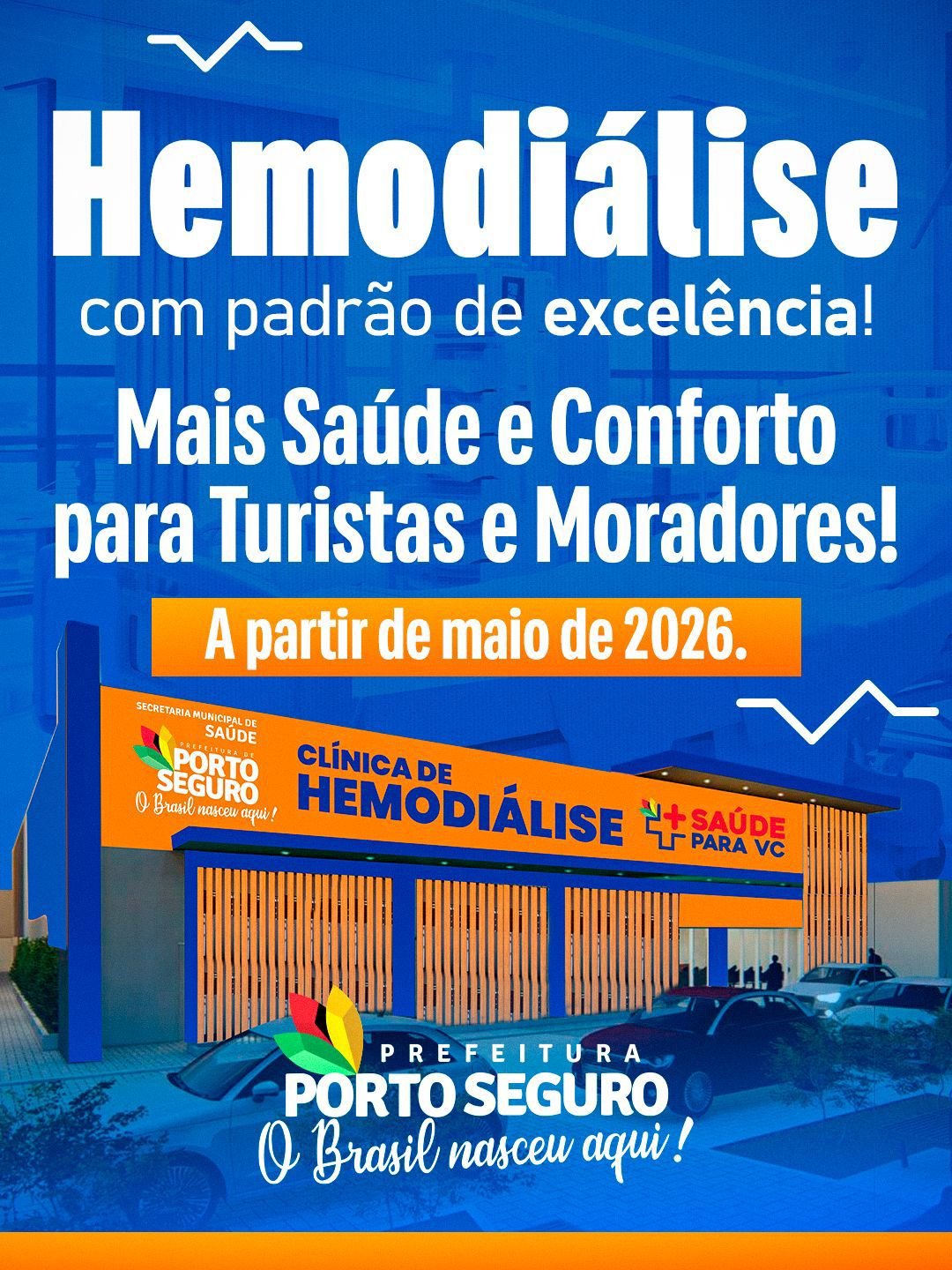 Porto Seguro se prepara para inaugurar Clínica de Hemodiálise e transformar realidade de pacientes moradores e turistas