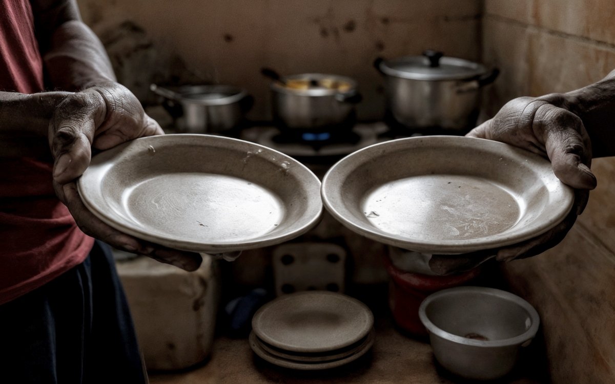 62,6 milhões de Brasileiros não sabem se terão comida no prato