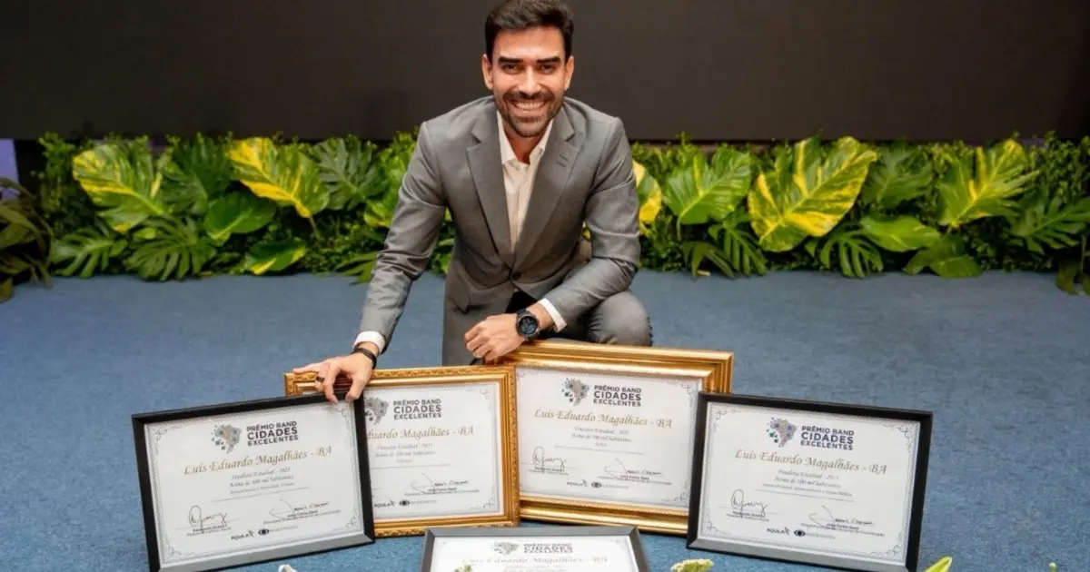 Prefeito Junior Marabá foi vencedor de prêmios ‘Band Cidades Excelentes’ 2025