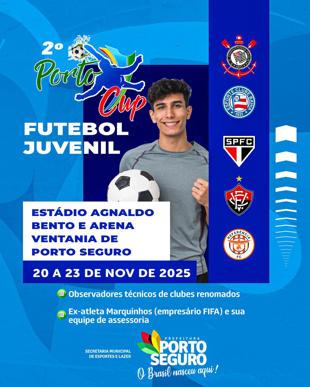 Porto Seguro realiza a 2° edição do PortoCup, campeonato juvenil com mais de mil atletas