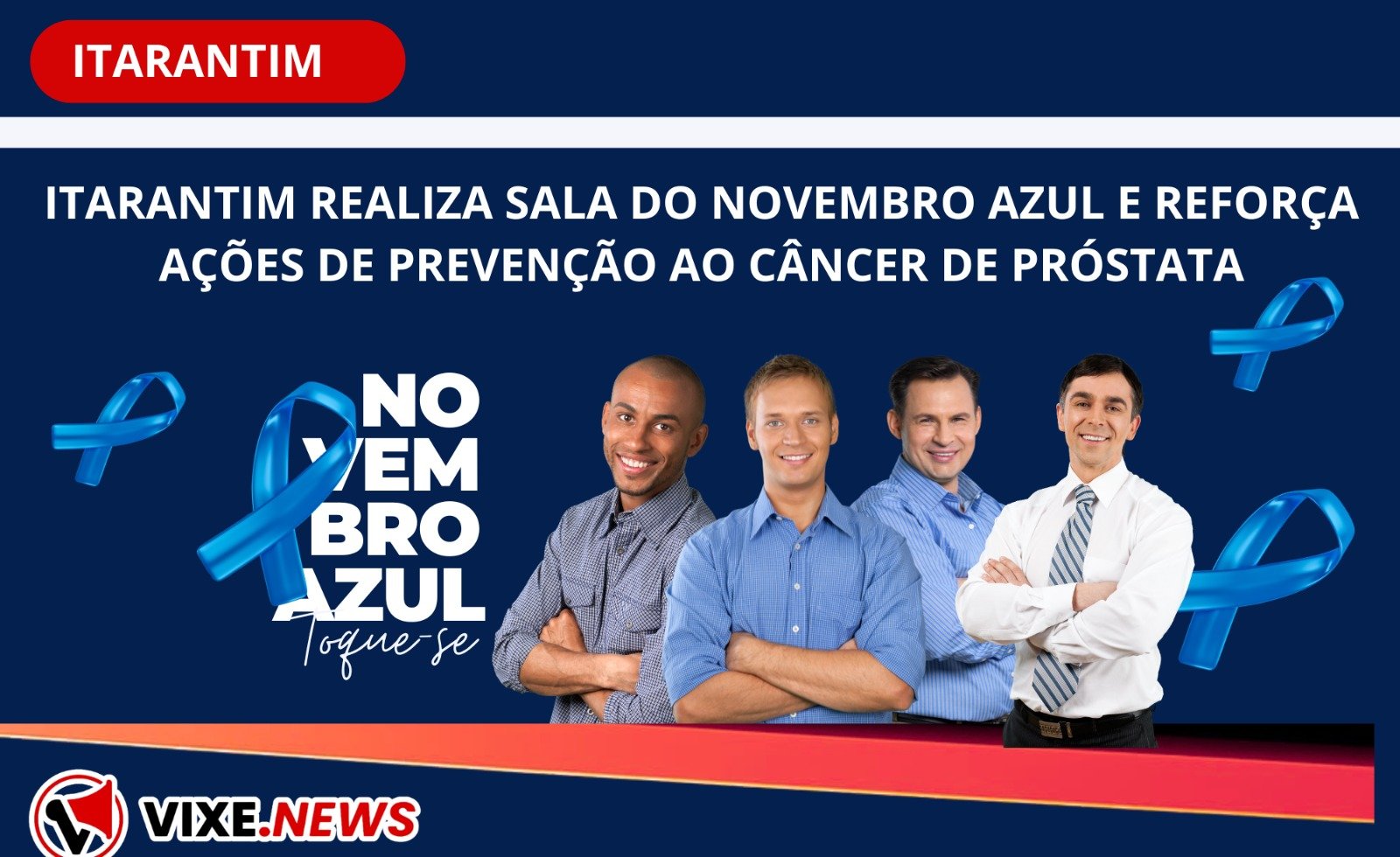 Itarantim realiza Sala do Novembro azul e reforça ações de prevenção ao câncer de próstata
