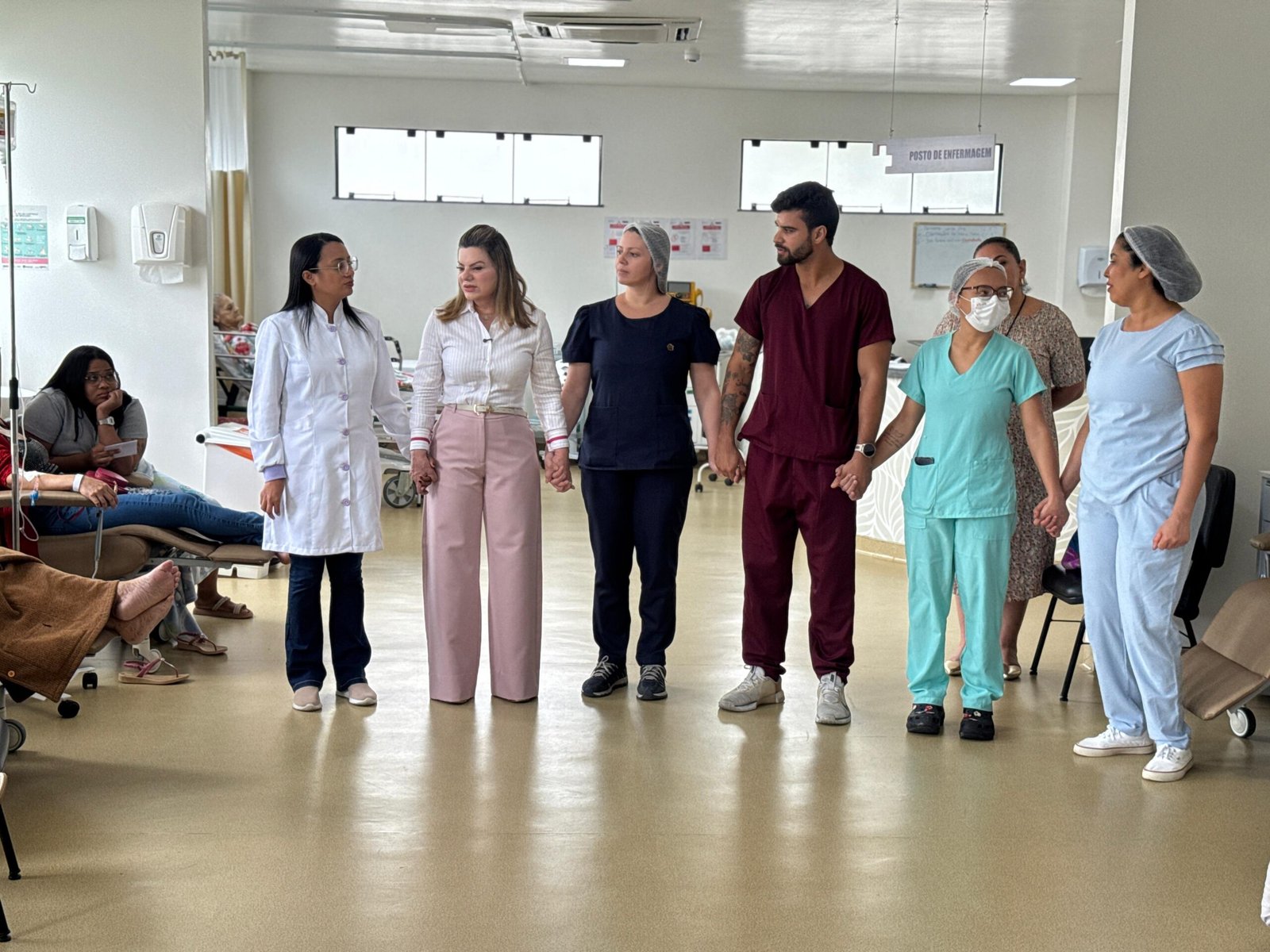 Primeira Dama visita Unidade de Oncologia em Porto Seguro