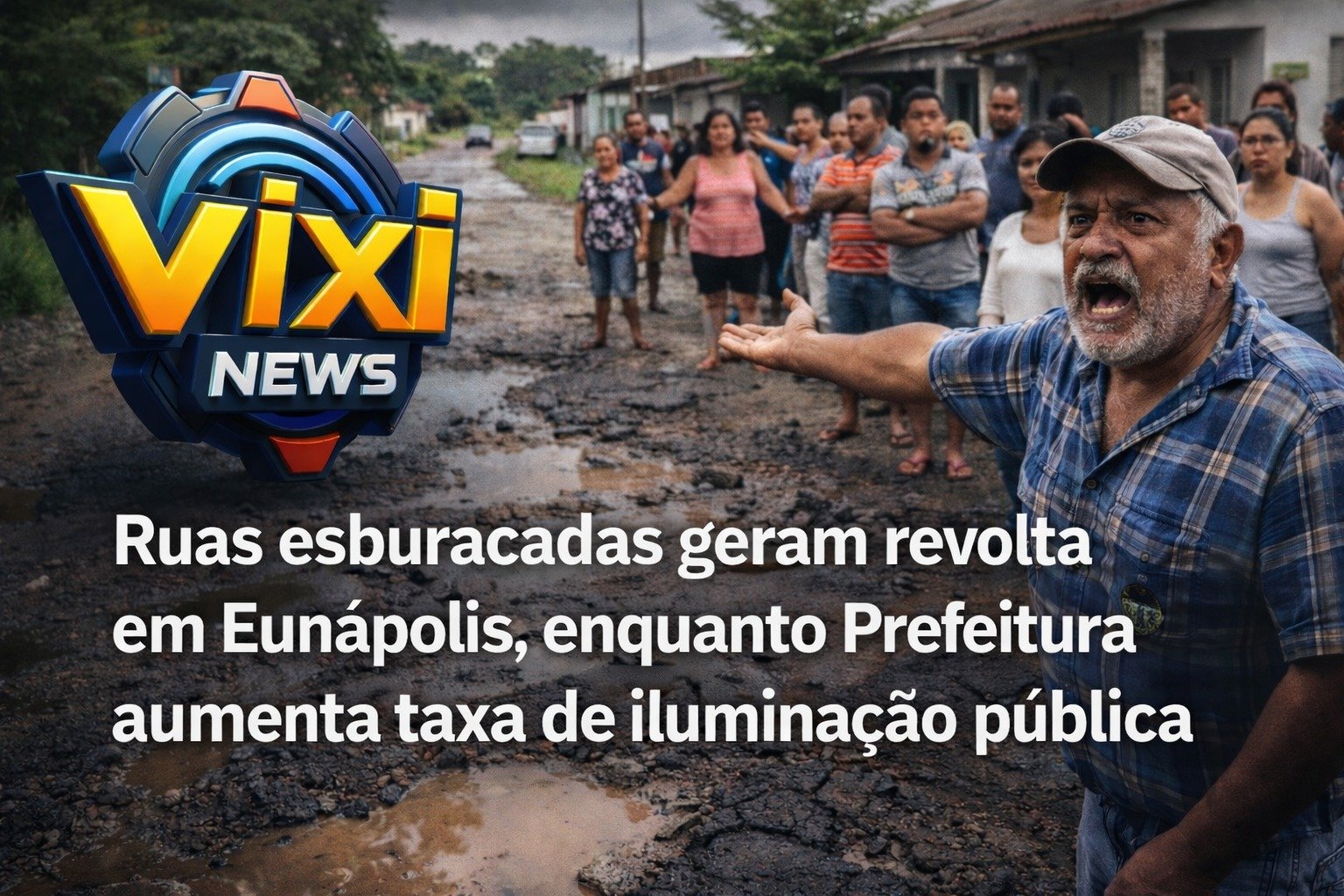 População se revolta com buracos em bairros de Eunápolis, apesar de contratos milionários de pavimentação