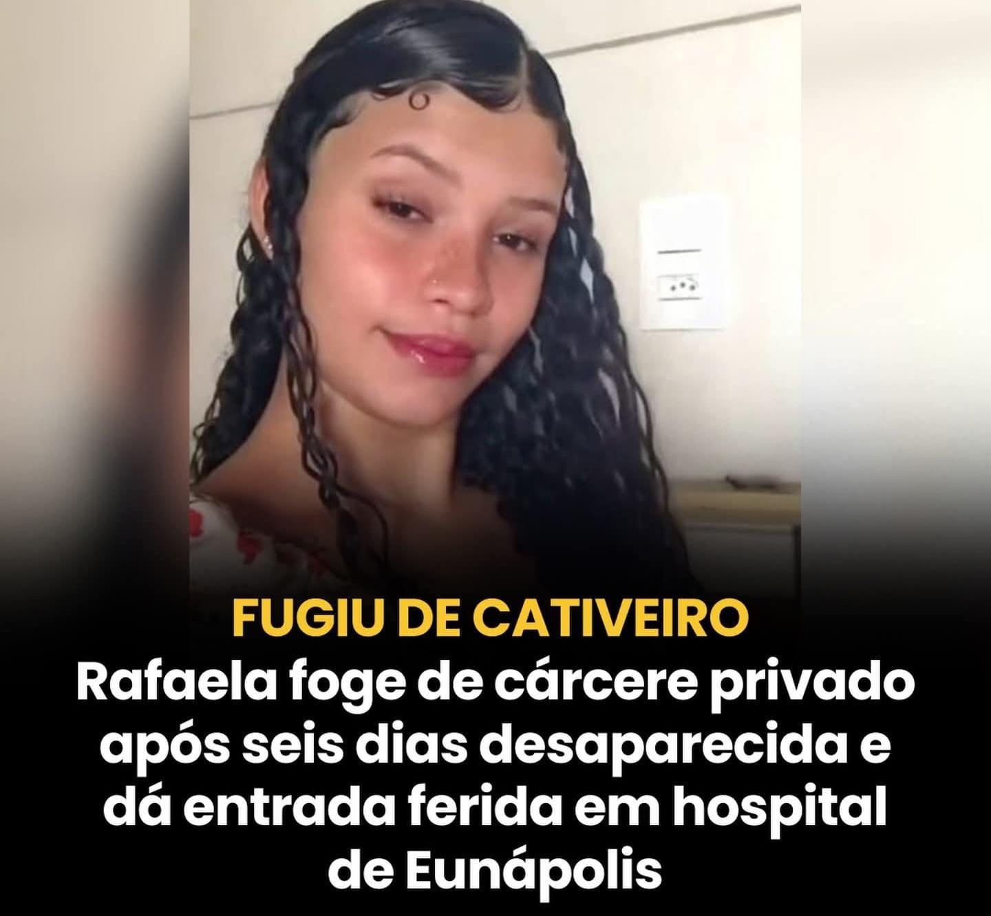 Jovem desaparecida reaparece após 6 dias, em Eunápolis