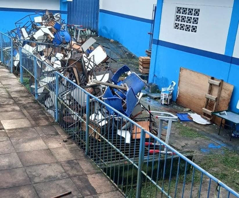 Escola no Pequi inicia ano letivo sem condições de funcionamento