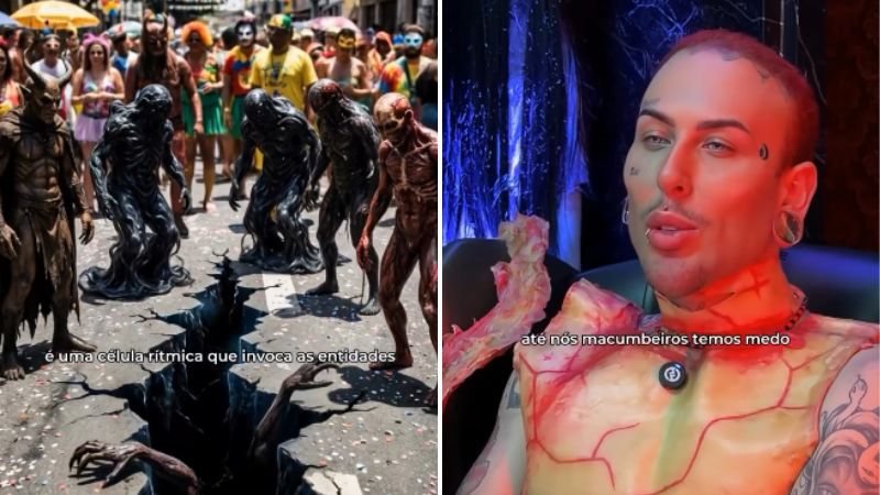 Bruxo afirma que Carnaval solta demônios e é o “maior ritual de magia sexual do Brasil”