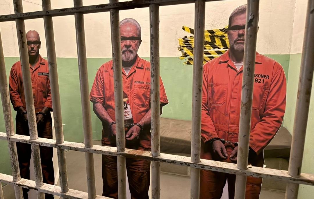 Pré-candidato no RS expõe cela com Lula, Moraes e Toffoli