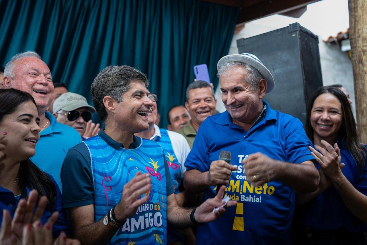 ACM Neto e Coronel participam de primeiro evento no interior após lançamento da chapa