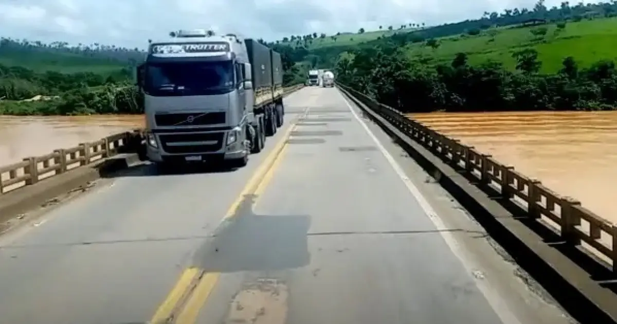 Dnit declara situação de emergência em trecho da BR-101 que inclui ponte sobre Rio Jequitinhonha