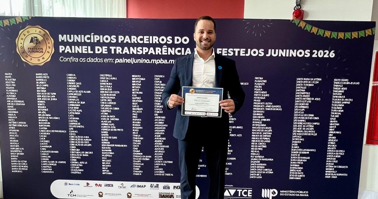 Porto Seguro recebe Selo de Transparência nos Festejos Juninos 2026
