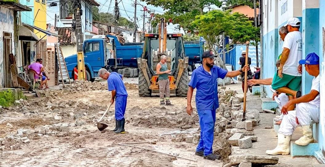 Obras de revitalização do Centro de Porto Seguro chegam à região da Tarifa dos Pescadores