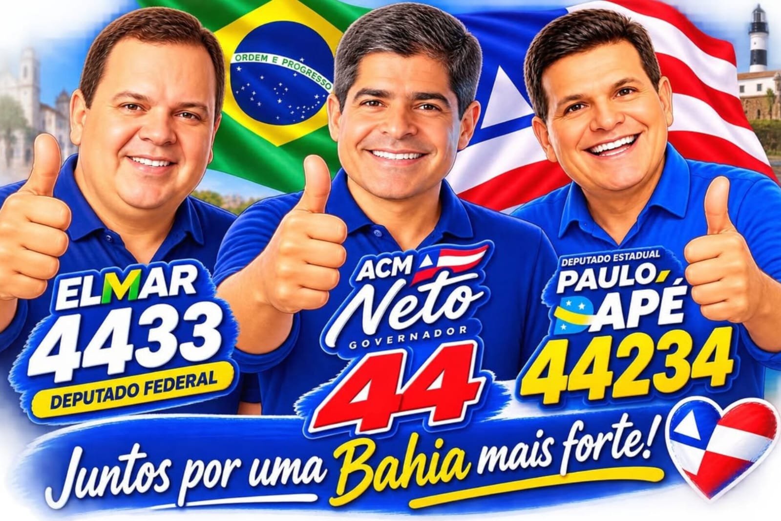 ELEIÇÕES 2026: Paulo Dapé segue recebendo apoio em Eunápolis e região e fortalece projeto de ACM Neto