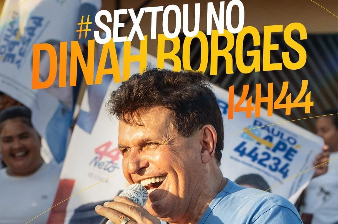 Paulo Dapé mostra garra em caminhada pelo bairro Dinah Borges