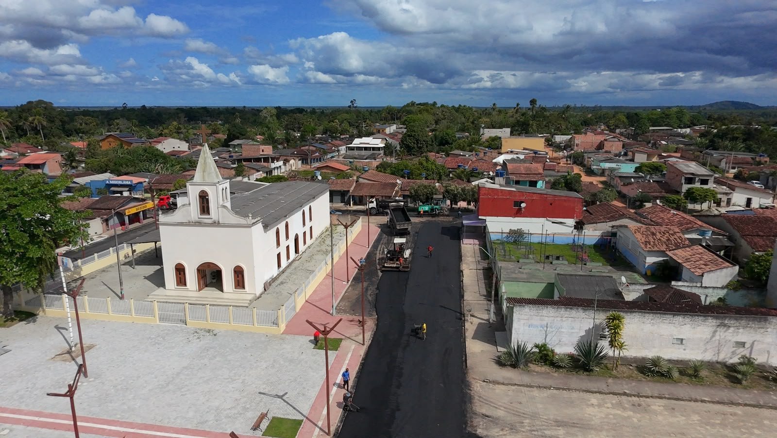 Vera Cruz recebe obras de pavimentação asfáltica em novas ruas do distrito