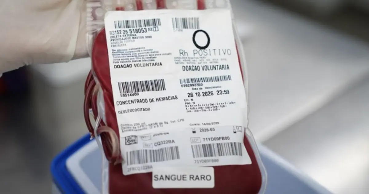 SUS transporta sangue raro via aérea para salvar paciente grave em Minas Gerais